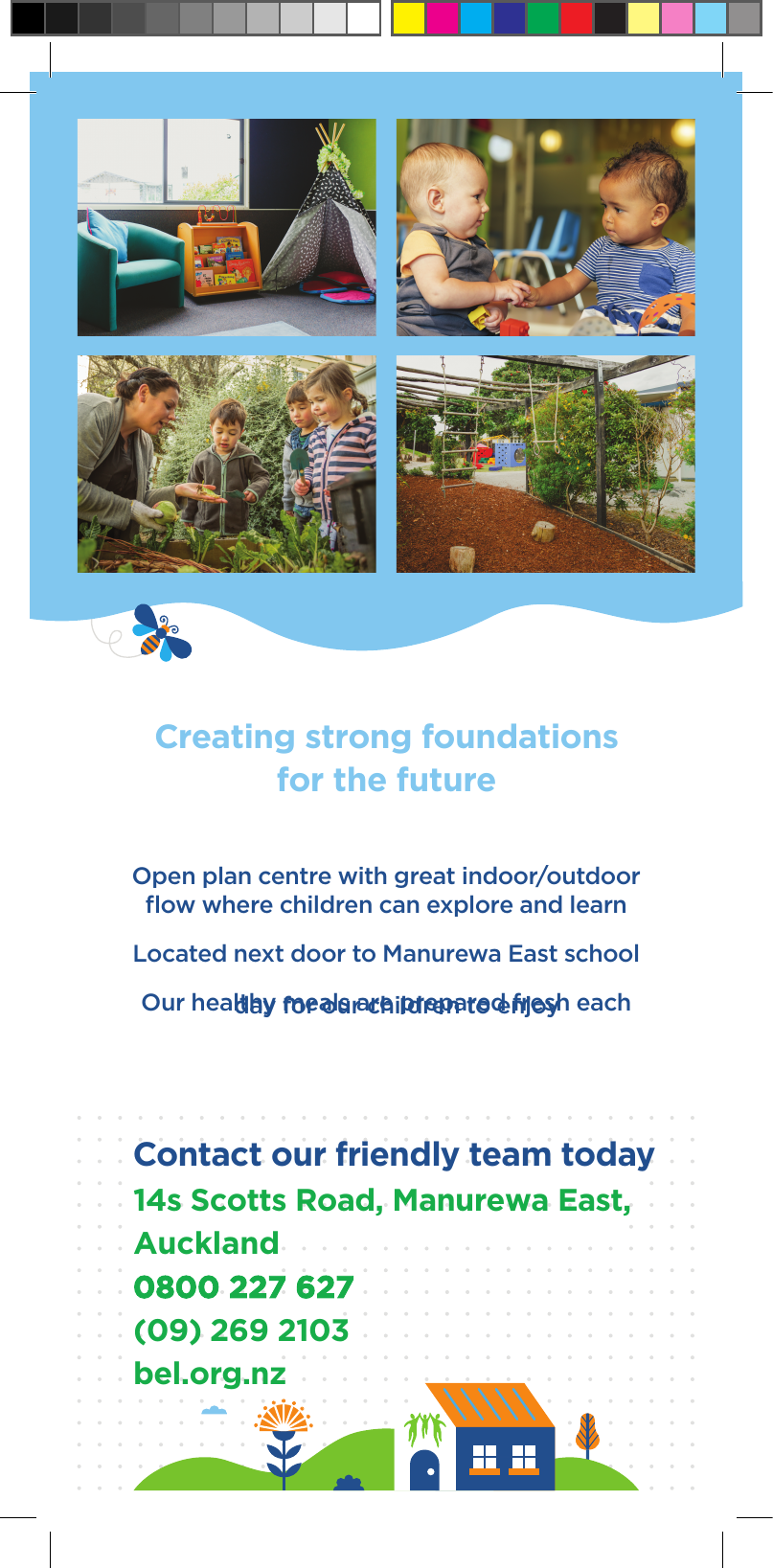 Information page of the Barnardos Early Learning Manurewa flyer